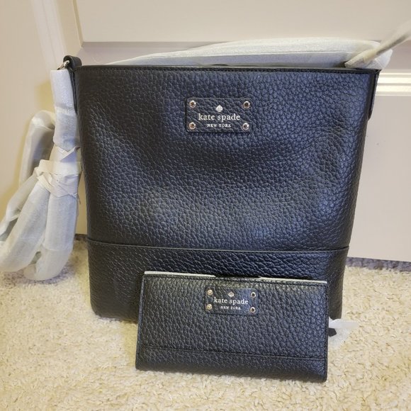 kate spade Handbags - NWT Kate Spade Black Bay Street Crossbody and matching Wallet